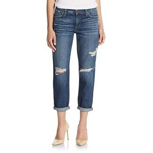 NWT Joe's Jeans Woman’s Distressed Boyfriend Trouser Jeans “Aura” Wash 32W